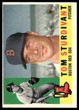 1960 Topps #487 Tom Sturdivant Boston Red Sox VGEX 32841
