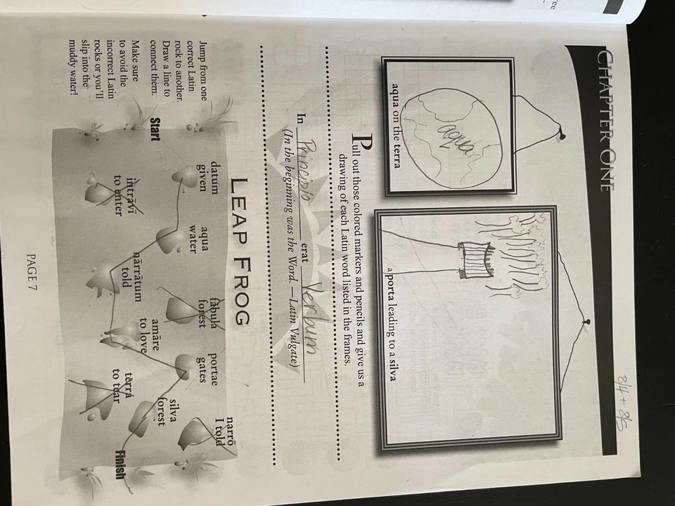 Latin for Children Activity Book Primer A; Acceptable Condition - Image 4 of 4