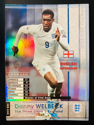 2015-16 Panini WCCF England Superstars Danny Welbeck rare