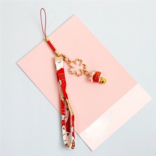 Ceramics Cloth Car Key Ring Women Key Chain Lucky Cat Japanese Style Pendant - Zdjęcie 16 z 17