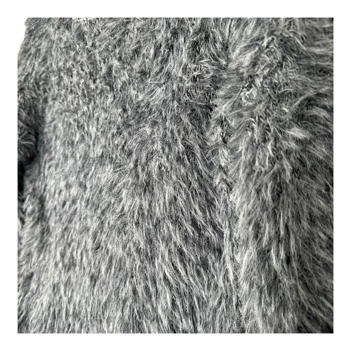Primark Women's 2XS Gray Furry Sweater Pullover Grunge Street Preppy - Picture 8 of 13