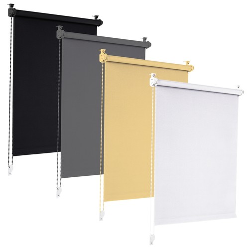 Verdunklungsrollo Klemmfix ohne Bohren Verdunkelungsrollo Seitenzugrollo Rollo - Bild 1 von 8