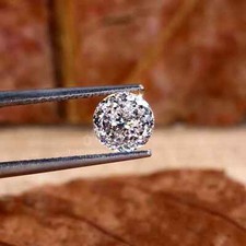 Natural 1 CT White Diamond Portuguese Round Cut VVS1 D Grade Certified H 4