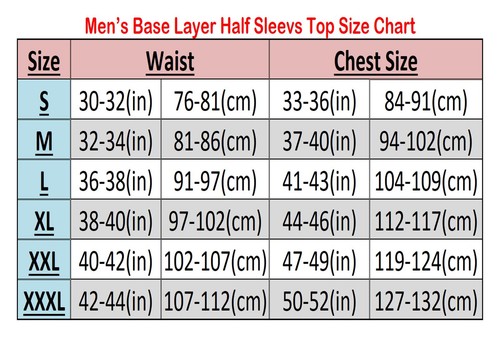 Men’s Compression Base Layer Top – Half Sleeve Shirt for Workout & Sport - Picture 5 of 5