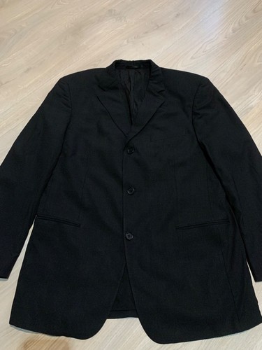 Hugo Boss Einstein Sigma Suit Pants Blazer Jacket Black Wool Men’s Size 52 - Picture 4 of 16