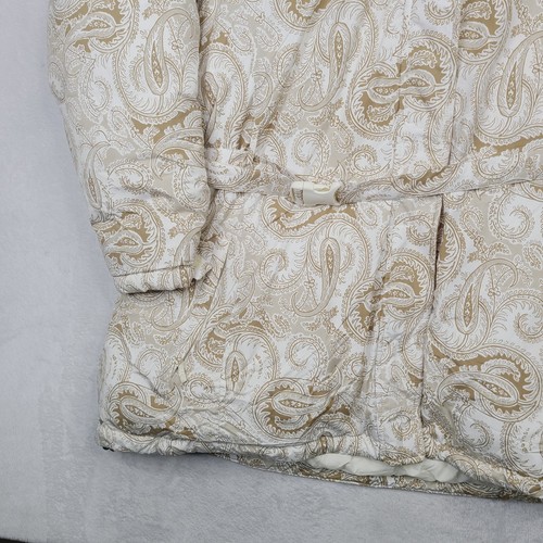 Lands End Mantel Damen 3X Paisley Print Gänsedaunen Long Parka Puffer Jacke - Bild 11 von 20