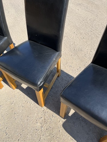 Solid White Ash Table 6ft X3ft , 8 Chairs . - Picture 2 of 9