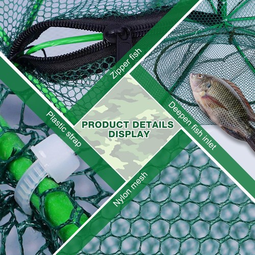 The Magic Foldable Fishing Trap, Auto-Foldable Strengthened Fishing Trap Net,... - Bild 3 von 7