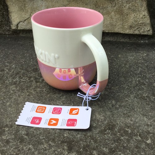 BRANDNEU DUNKIN' DONUTS schillernd GROSSE 20 OZ OMBRE PINK KERAMIKTASSE - Bild 8 von 14