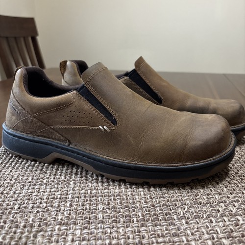 Merrel Mens Leather Slip Ons Size 9.5