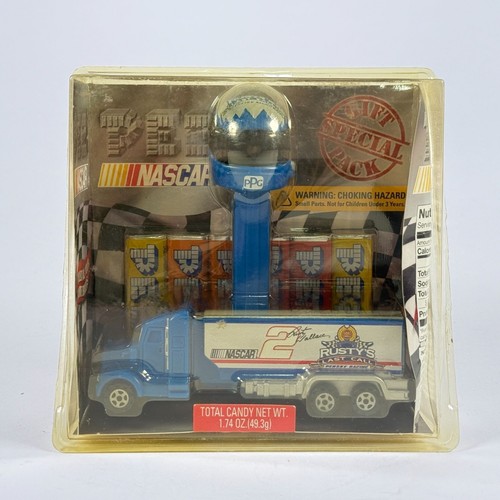 NASCAR Rusty Wallace #2 PPG Truck PEZ Süßigkeitenspender Geschenkset Sammlerstück - Bild 1 von 10