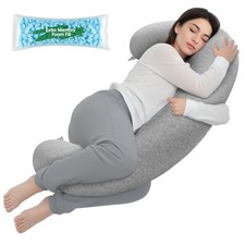 Body Pillow, Long Pillow, Memory Foam Body Pillow, C-Shaped Side Sleep 47 10 in