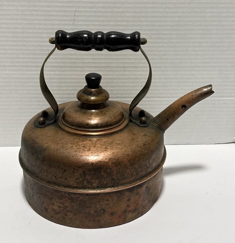 Vintage The Simplex Patent Tea Kettle Copper Made In England 400709-402190