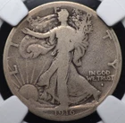 1916 S WALKING LIBERTY HALF DOLLAR NGC AG3 LIGHT ORIGINAL COINGREY SURFACES WITH