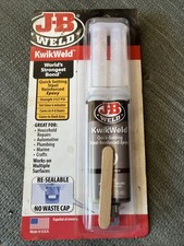 J-B Weld 50176 KwikWeld Steel Reinforced Epoxy Syringe - Dark Grey - 25 ml,Black