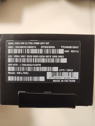 Samsung - Galaxy Watch Ultra Smartwatch 47mm LTE - Titanium Gray - Zdjęcie 6 z 6