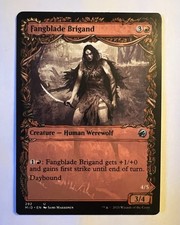 Fangblade Brigand/Fangblade Eviscerator MID MTG #292 UNCOMMON SHOWCASE Magic NM