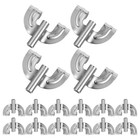  20 Stück Bass Drum Claw Hook – Metall-Bass Drum Claw Hook Zubehör für