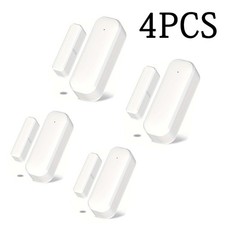 4pcs 2.4G WiFi Wireless Window Door Smart Contact Sensor Kit For Home Assistant