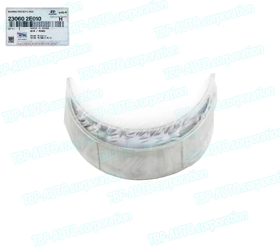 GENUINO ® Cojinete de varilla de conexión STD 2012-16 Hyundai Elantra Kia Soul 230602E010 Foto 4 de 4