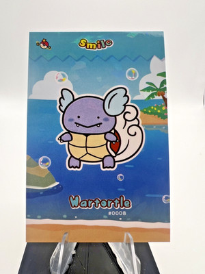 Wartortle #8 - Cracked Ice Holo - Smile Card Database- Pokemon