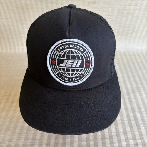 JE11 Julian Edelman Cap Mütze Herren OSFA schwarz Gotta Believe Patch Logo Snapback - Bild 2 von 15