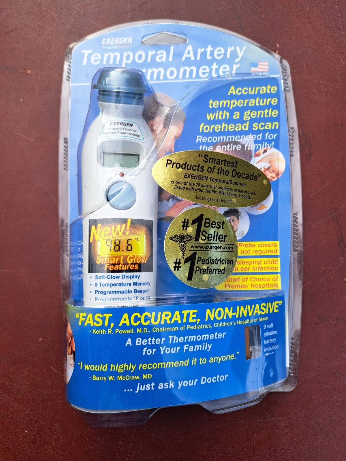Exergen TAT-2000C Temporal Artery Baby Thermometer
Opens in a new window or tab