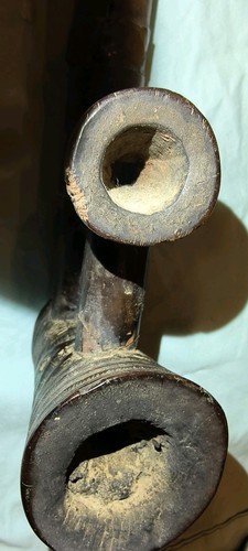1800 To 1900 Antique African Tribal Master Smoke Pipe Hand Made - Picture 3 of 7