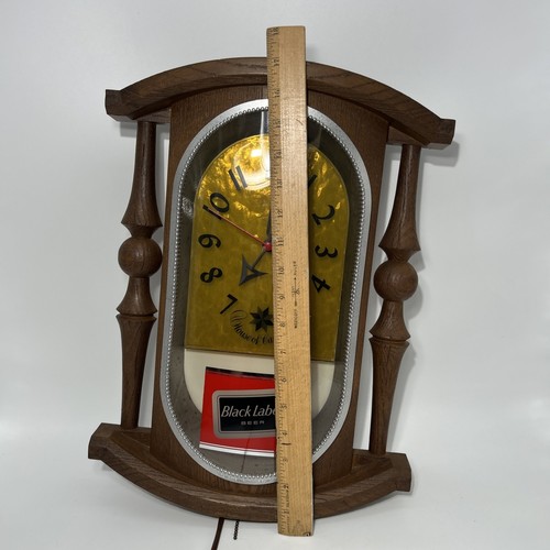 Carling Black Label Beer Vintage Wall Clock with Light 1594 PB - Picture 10 of 11