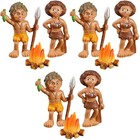  3 Sätze kleiner primitiver Mannmodelle Bonsai Landschaftsgestaltung Primitive