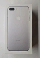 EMPTY BOX ONLY iPhone 7 Plus + 128GB Silver  