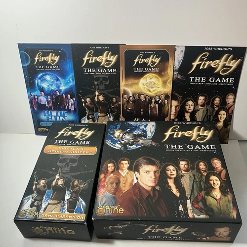 Firefly Board Game W/ Pirates & Bounty Hunters, Blue Sun, & Kalidasa expansions