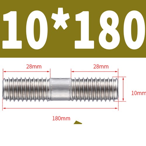 A2/304 Stainless Steel M8 - M16 Double End Threaded Stud Bar Rod Bolts Screws - Picture 47 of 112