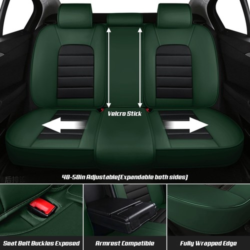 Full Set for Dodge Challenger Seat Covers 2008-2025, Waterproof Nappa Leather... - Picture 5 of 7