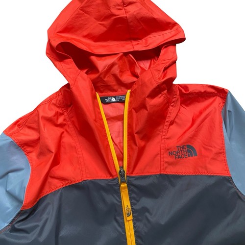 Chaqueta The North Face Fanorak Anorak Yth Grande Viento Pared Pullover Naranja Capucha - Imagen 3 de 10