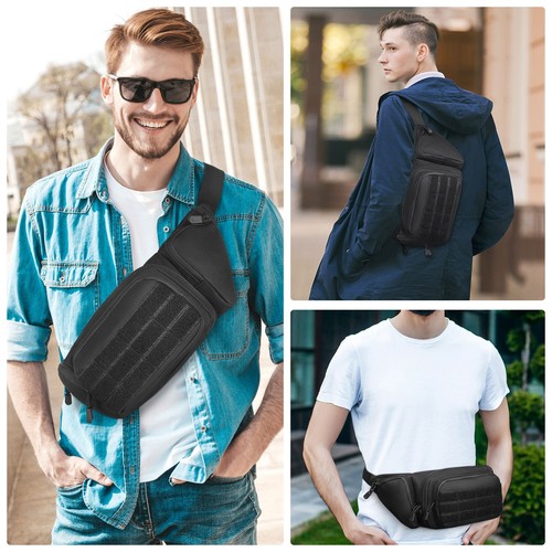 Taktische Gürteltasche Hüfttasche Armee Bauchtasche Crossbody Bag Umhängetasche - Bild 5 von 25