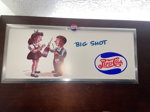 1940’s Original Double Dot Pepsi Frame And Poster - Picture 2 of 15