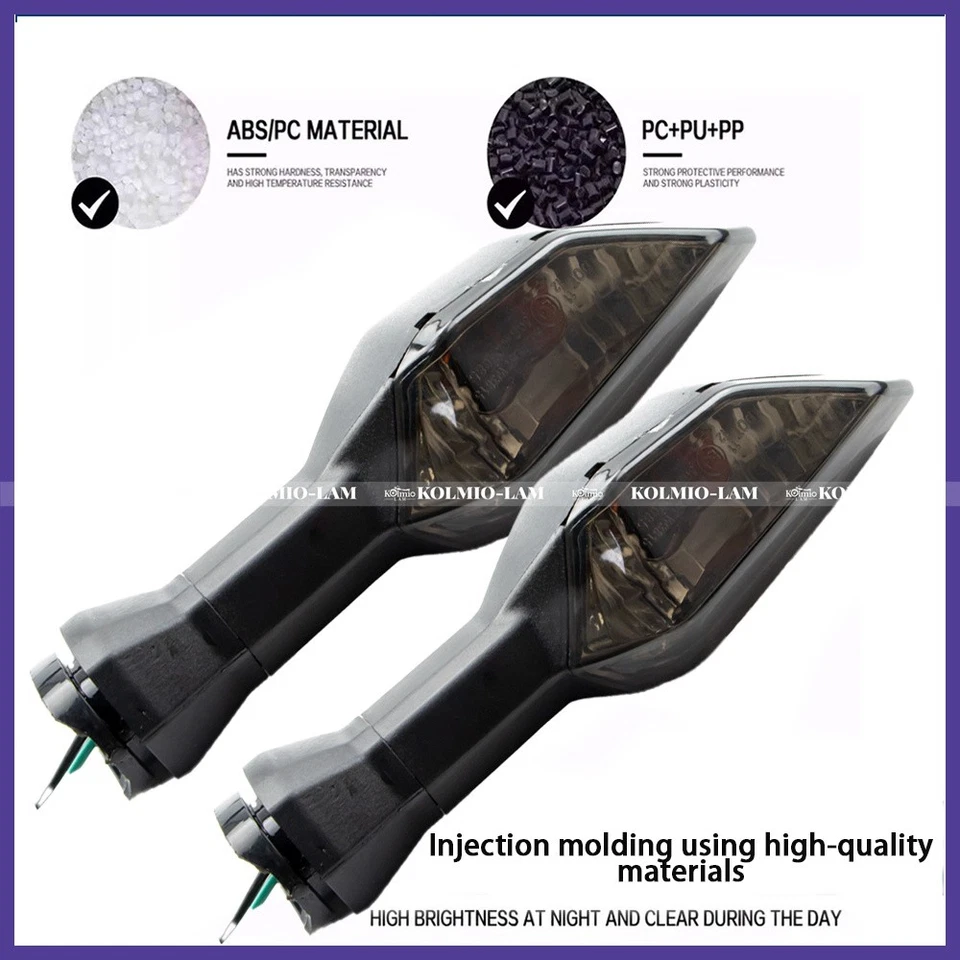 Turn Signal Light Fit For KAWASAKI Ninja250 Ninja300  Ninja400 Ninja500 Ninja650 - Image 4 of 4