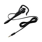 Elecom headset microphone 4-pole one ear ear hook 1.8m HS-EP13TBK
