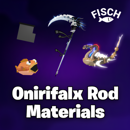 🎣 Fisch Onirifalx Rod Materials 🦈 Roblox Fisch 🐟 Cheap | Fast Delivery ⚡ - Picture 1 of 6