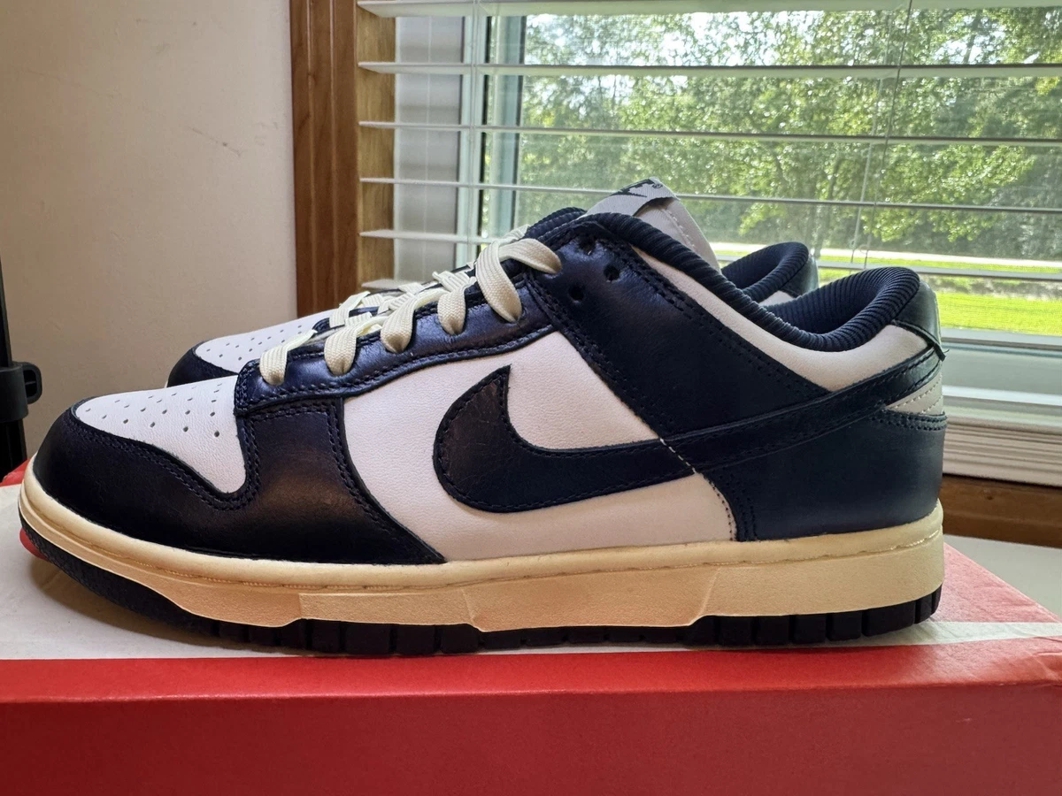 Nike Dunk Low Vintage Navy W for sale | eBay