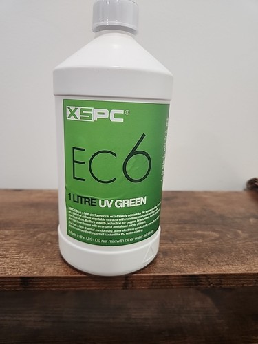 XSPC EC6 High Performance Premix PC Coolant, Translucent, 1000 mL, UV Green - Picture 1 of 2