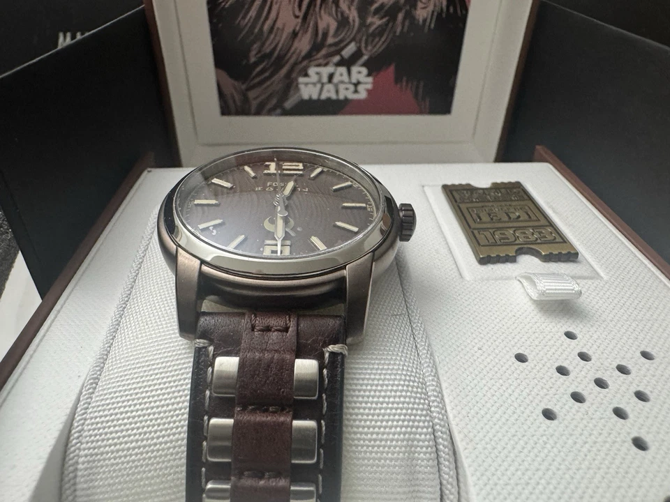 Reloj Fósil Star Wars Chewbacca El Retorno del Jedi con Etiquetas Originales Foto 2 de 4