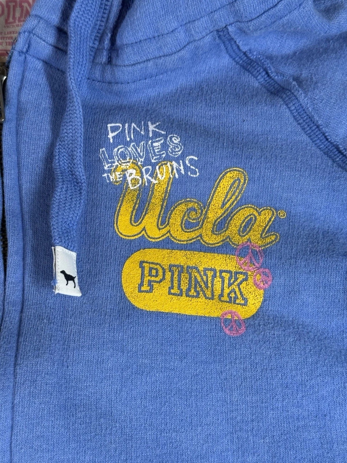 UNDERCOVER Felpa con cappuccio Victoria's Secret Pink Jones & Mitchell UCLA Bruins donna M full zip