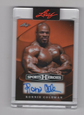 Ronnie Coleman 2026 Leaf Metal Sport Heroes Auto Autograph 5/6