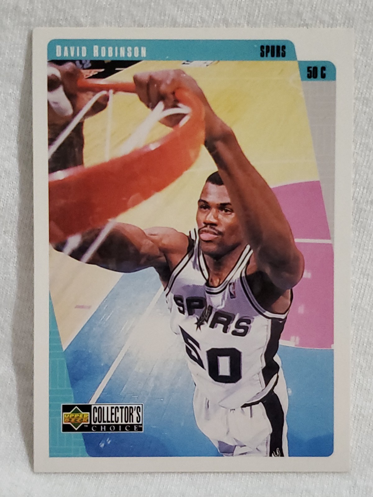 1997-98 Upper Deck Collector's Choice David Robinson #325 San Antonio Spurs