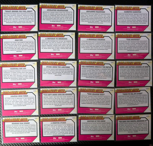 2025 Topps X-Men 97 Finest Greatest Hits Full Set GH 1-20 - Picture 7 of 7