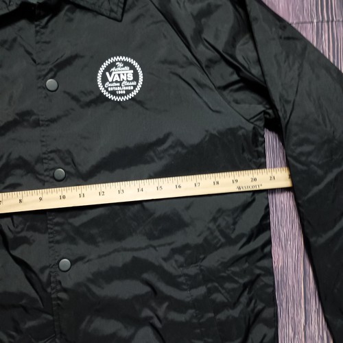 Schwarze VANS Windbreaker Coachjacke - SNAP UP - Medium - Bild 5 von 9