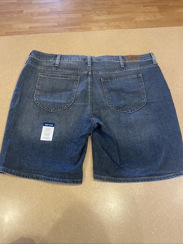 2x Lee Woman Plus Size Clothing Lot 22M 22 Bermuda Jean Shorts Mid Rise Stretch - Picture 3 of 11