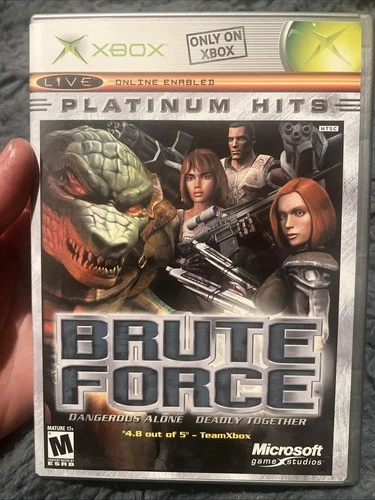 Brute Force (Microsoft Xbox, 2003) Complete w/ Manual - A-790